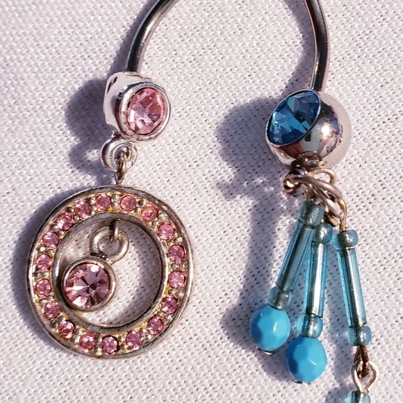 Belly button rings pierced jewelry bundle of 6 - Picture 3 of 14